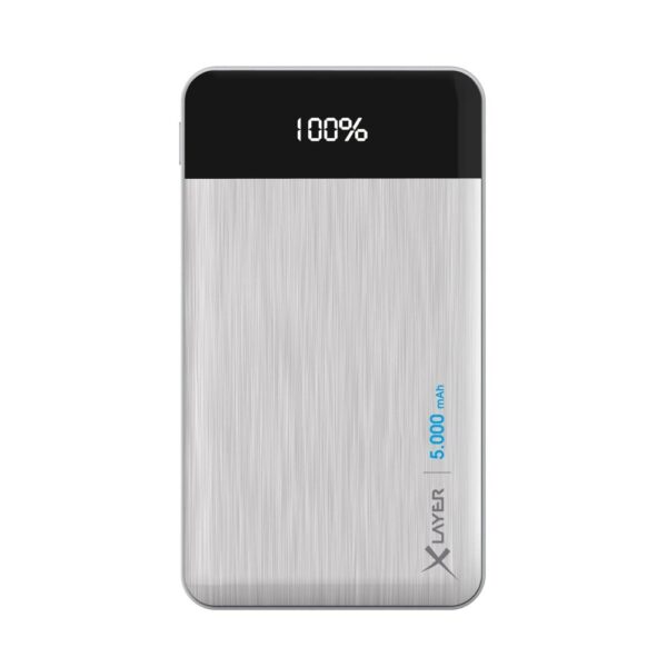 X-Charger (5000mAh), silber Powerbank