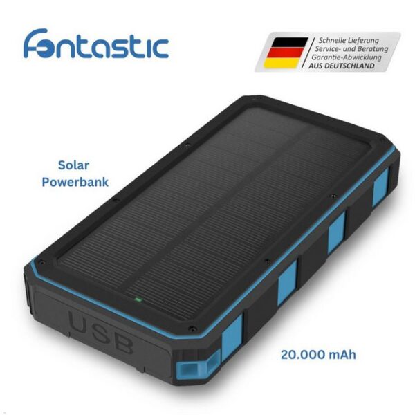 fontastic Solar Power Bank Xora20Q Solar Powerbank